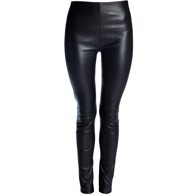 stretch leather leggings with zips - J Phoenix London