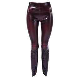 Ombre Asymmetric Hem Patent leather leggings - J Phoenix London